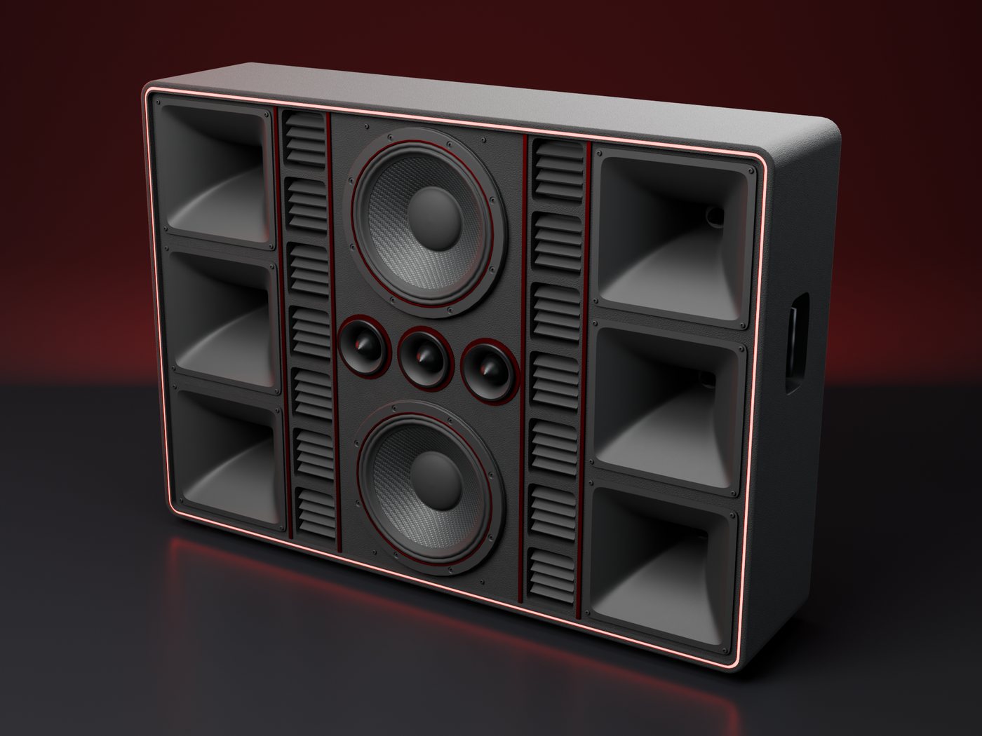 Torre de sonido desplegable